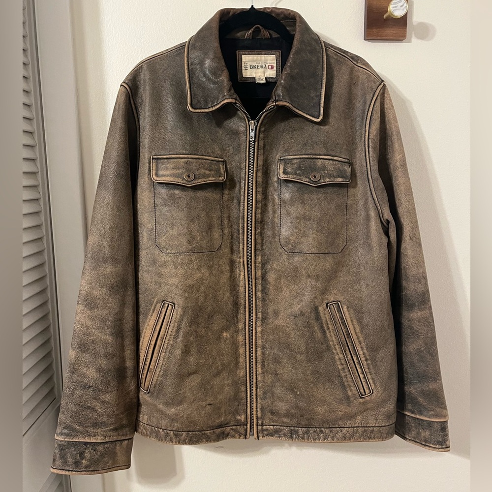 Men’s leather jacket